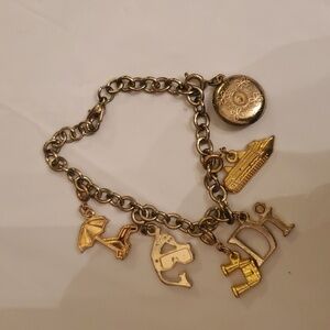 Gold Charm Bracelet